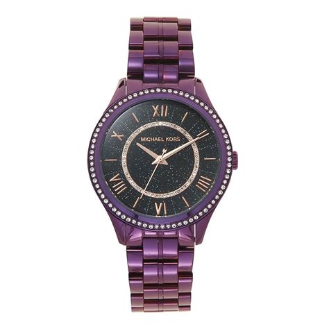 michael kors purple face watch|mk3724.